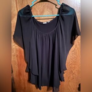Elegant Black Women's Top